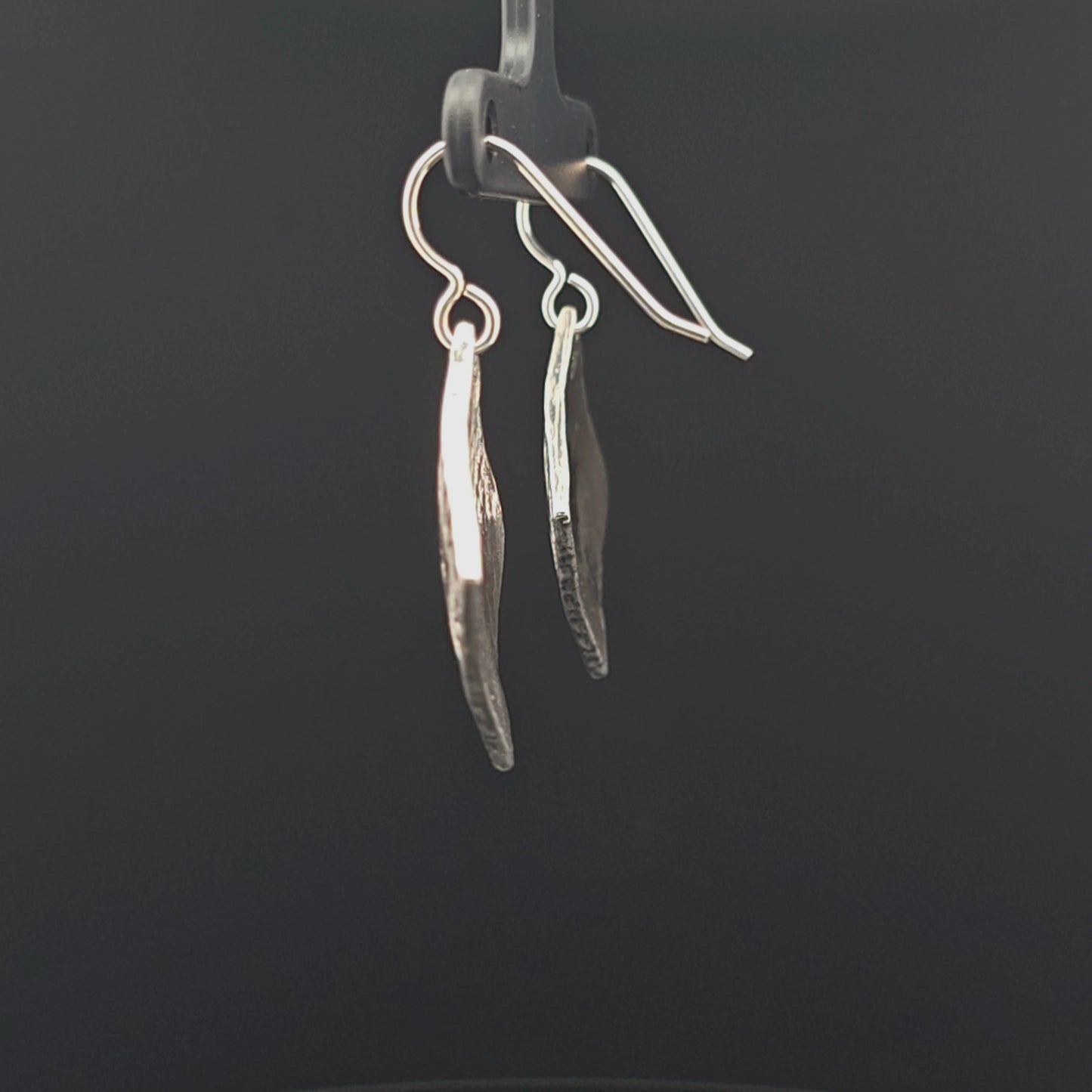 #18 Silver Earrings - Flint and Snake Nose Design
