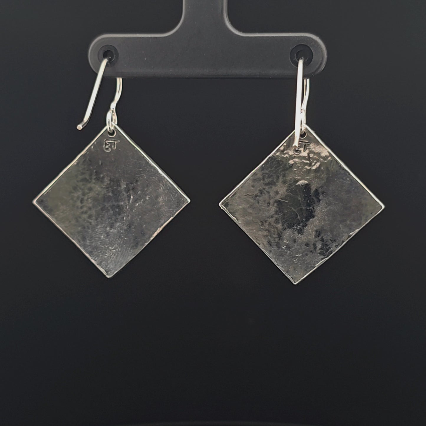 #18 Silver Earrings - Flint and Snake Nose Design