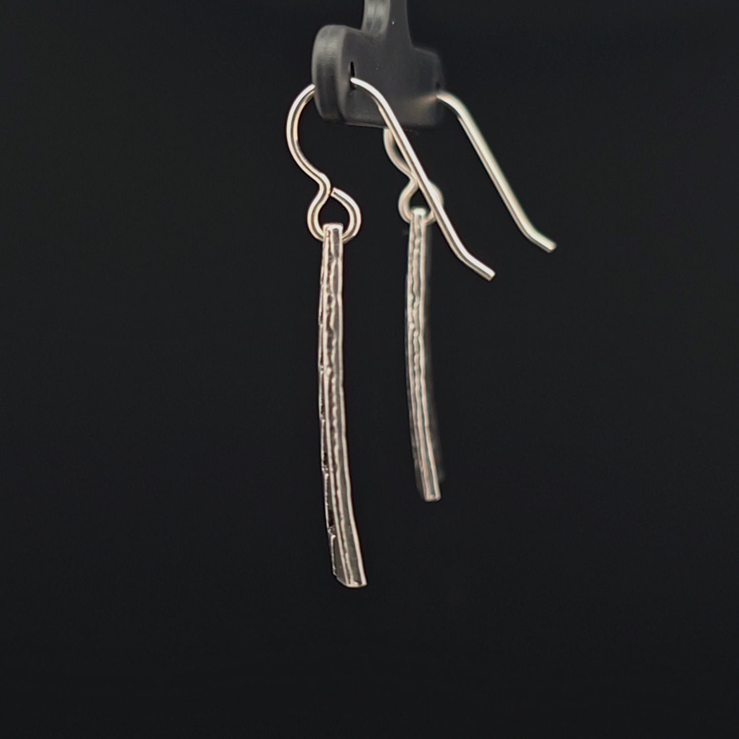 #19 Silver Earrings - Sturgeon Back Design