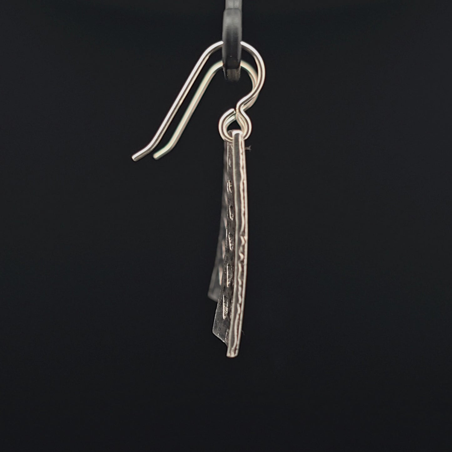 #19 Silver Earrings - Sturgeon Back Design