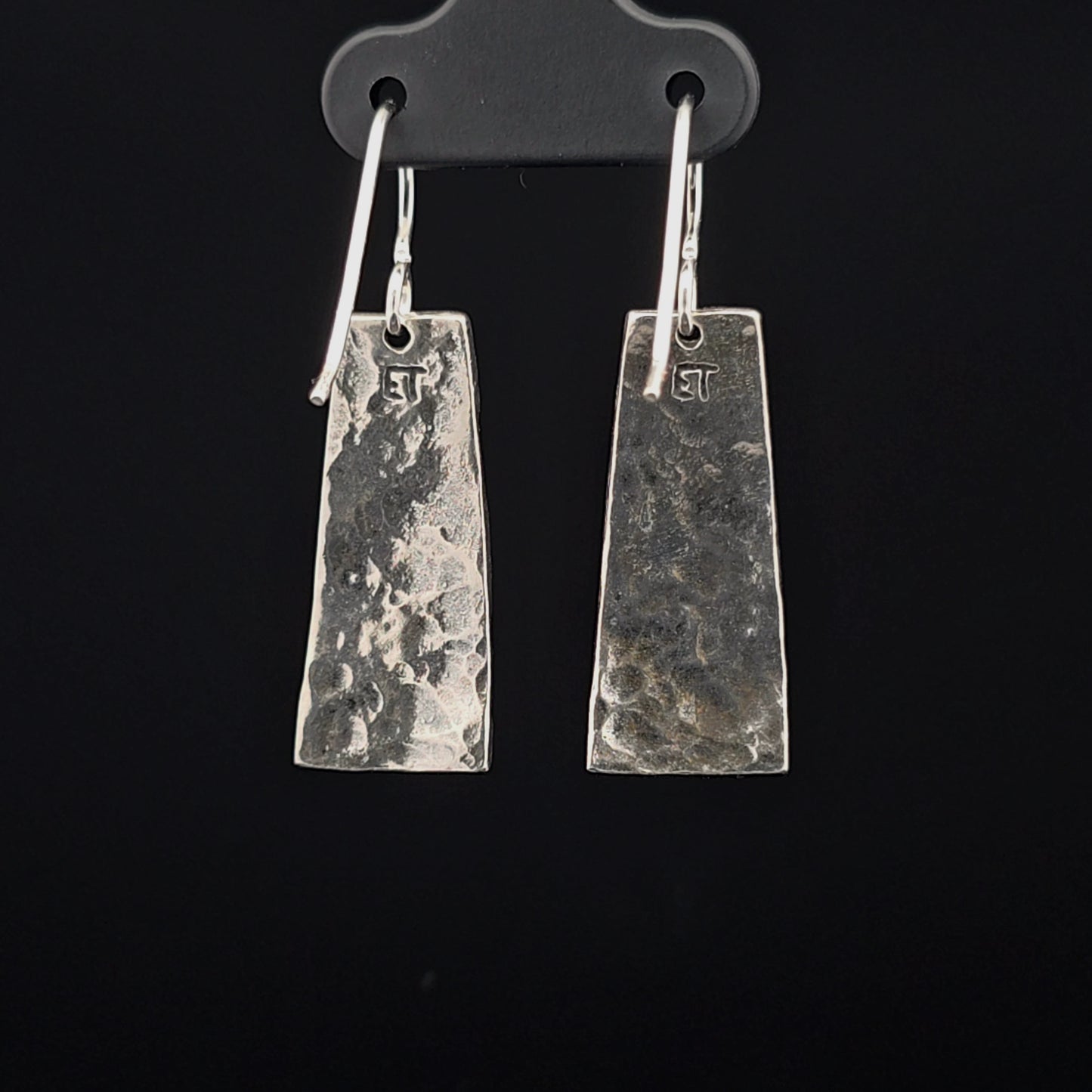 #14 Silver Earrings - House Ladder Design