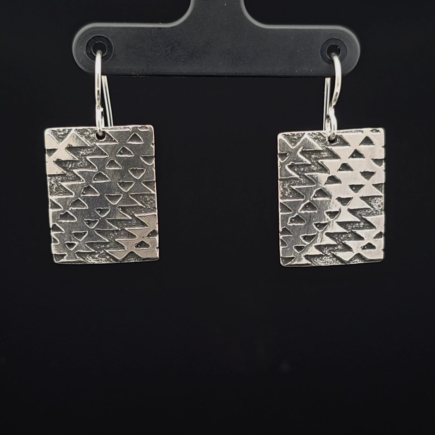 #16 Silver Earrings - Stairway to Heaven Design