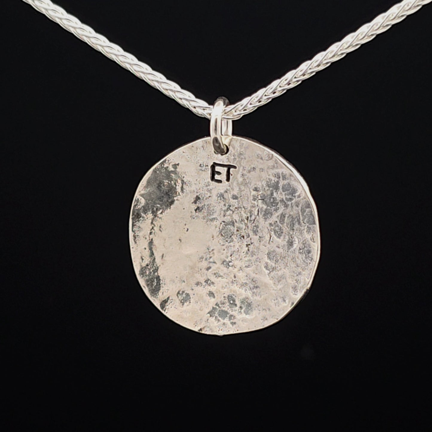 #17 Silver Pendant and Chain - Mountain Sturgeon Path Design