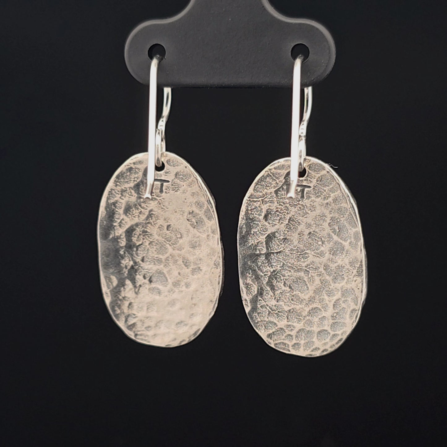 #20 Silver Earrings - Resting Swallow Tail Design