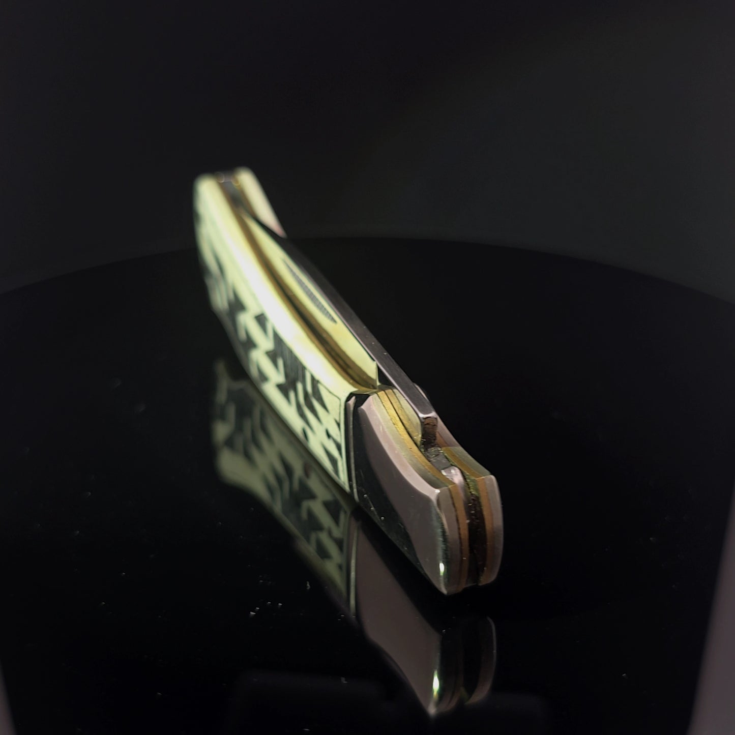 #14 Carved Pocket Knife